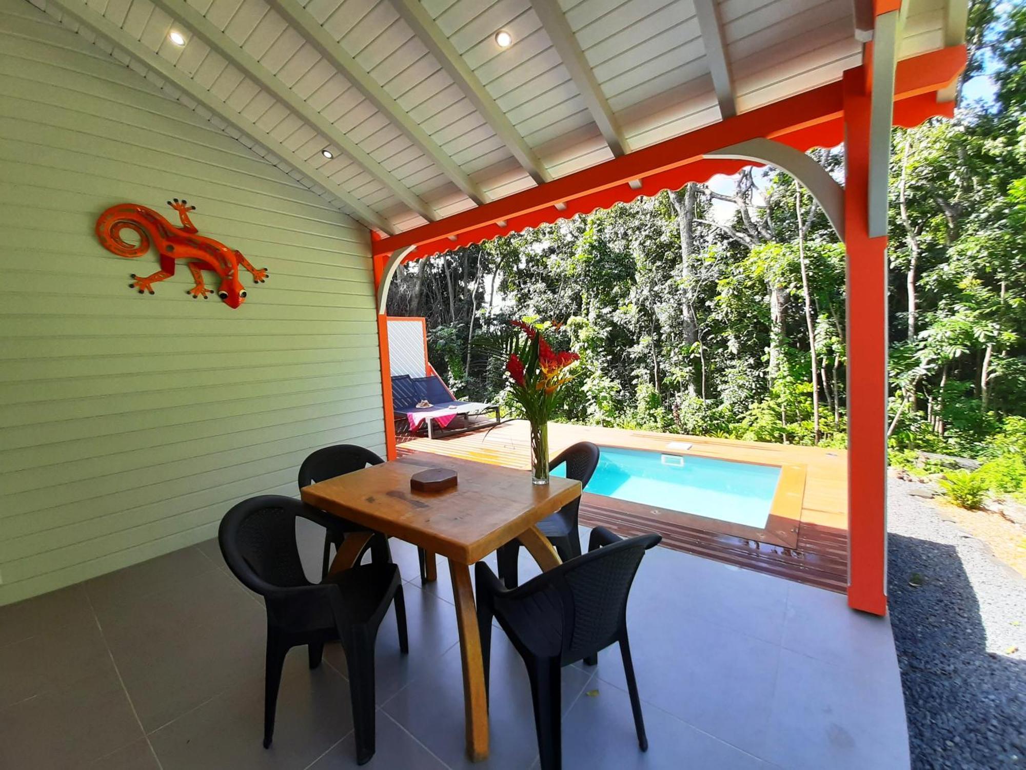 Caraibes Cottages Corail Piscine Privee A 900M De La Plage De Grande Anse Deshaies Kültér fotó